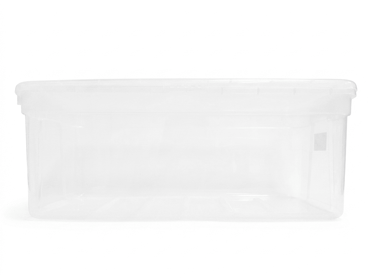 CAJA Plastica MEGAFORTE # 160 Con Tapa Broche2