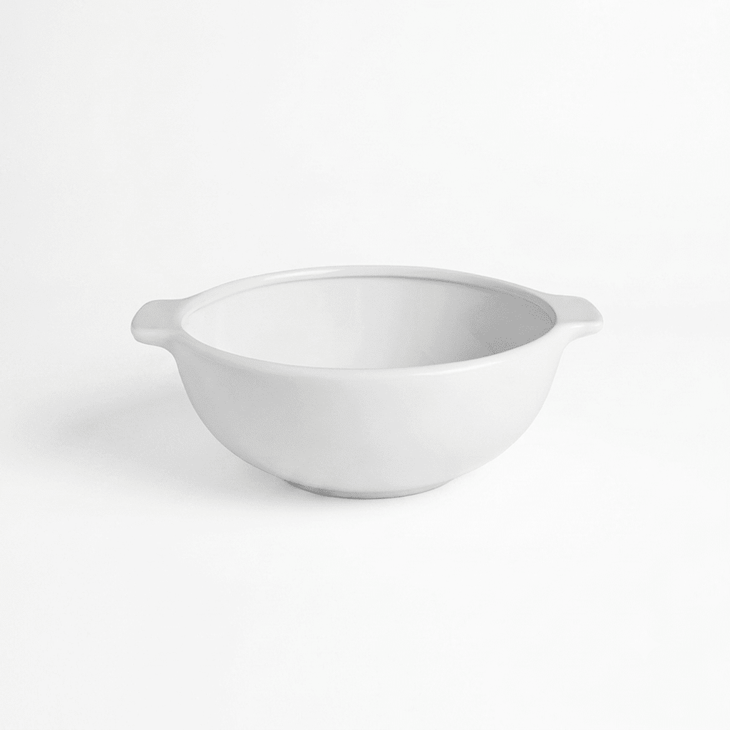 CAZUELA De Loza 600 cc AMERICANA Blanco1