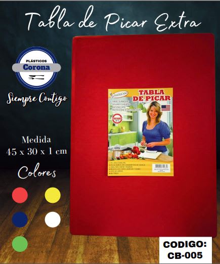 TABLA De PICAR Profesional EXTRA 45x30x1 Cm - CB-005 - AMERICAN1