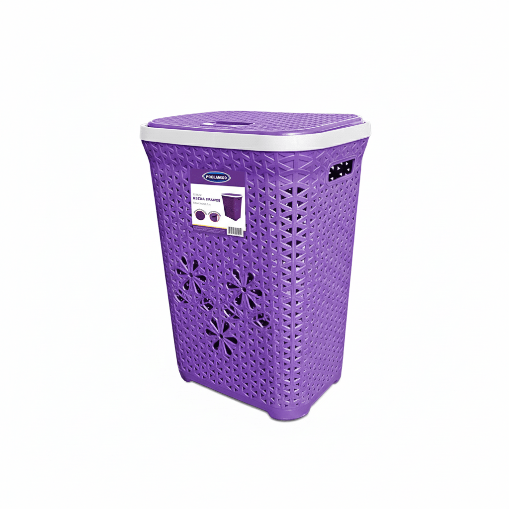 CESTO PLASTICO MODELO RATAN GRANDE - PROLIMSO1