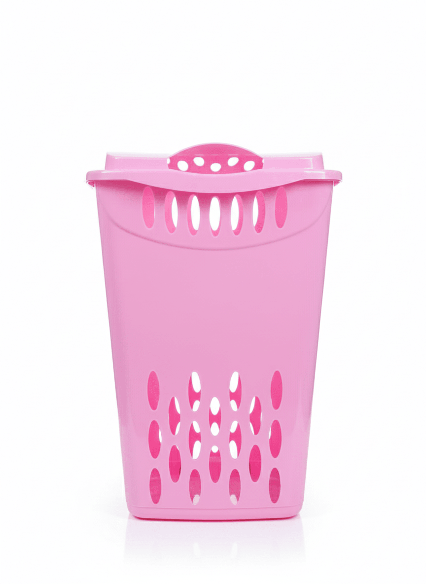 CESTO Plastico VENECIA Grande Con Tapa - QPLAST1