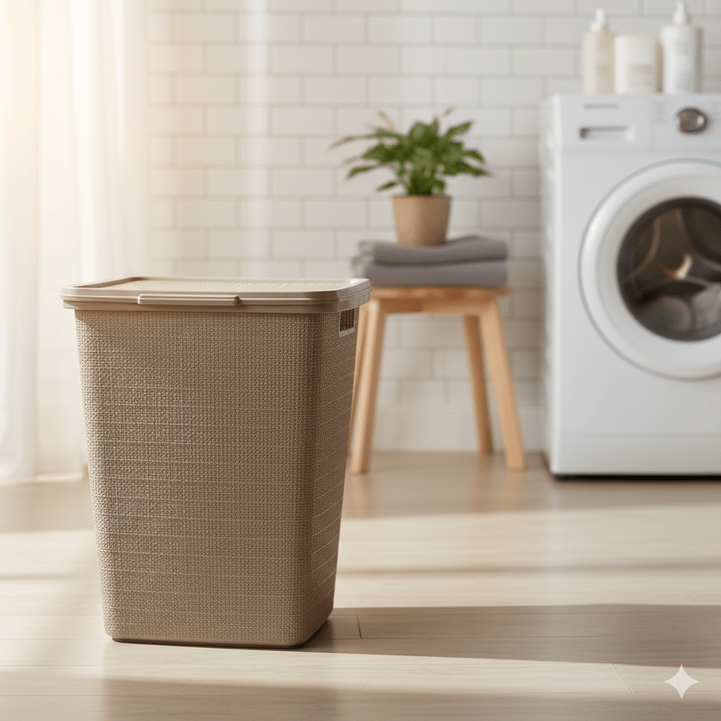 CESTO PLASTICO YUTE # 40 CON TAPA2