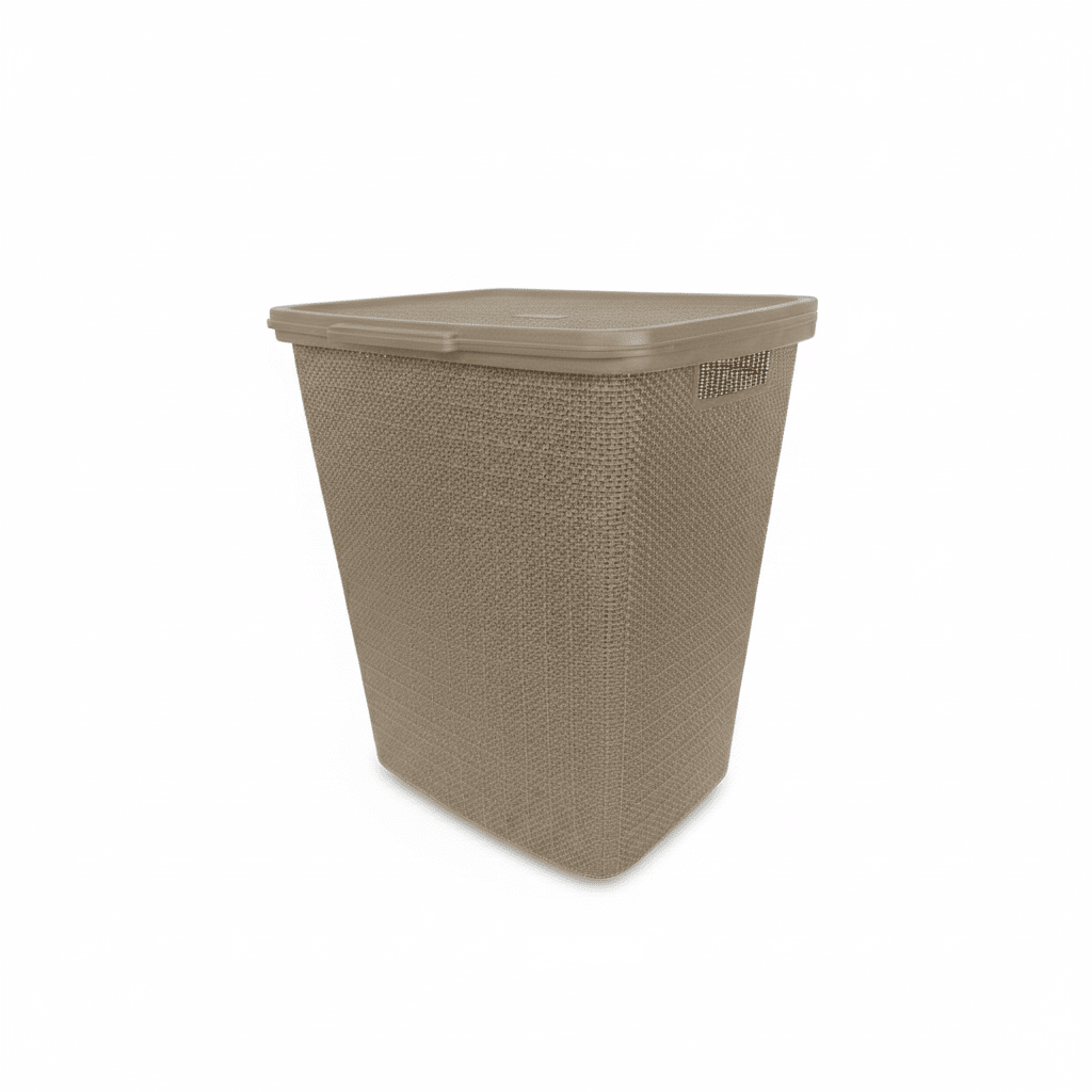 CESTO PLASTICO YUTE # 40 CON TAPA1