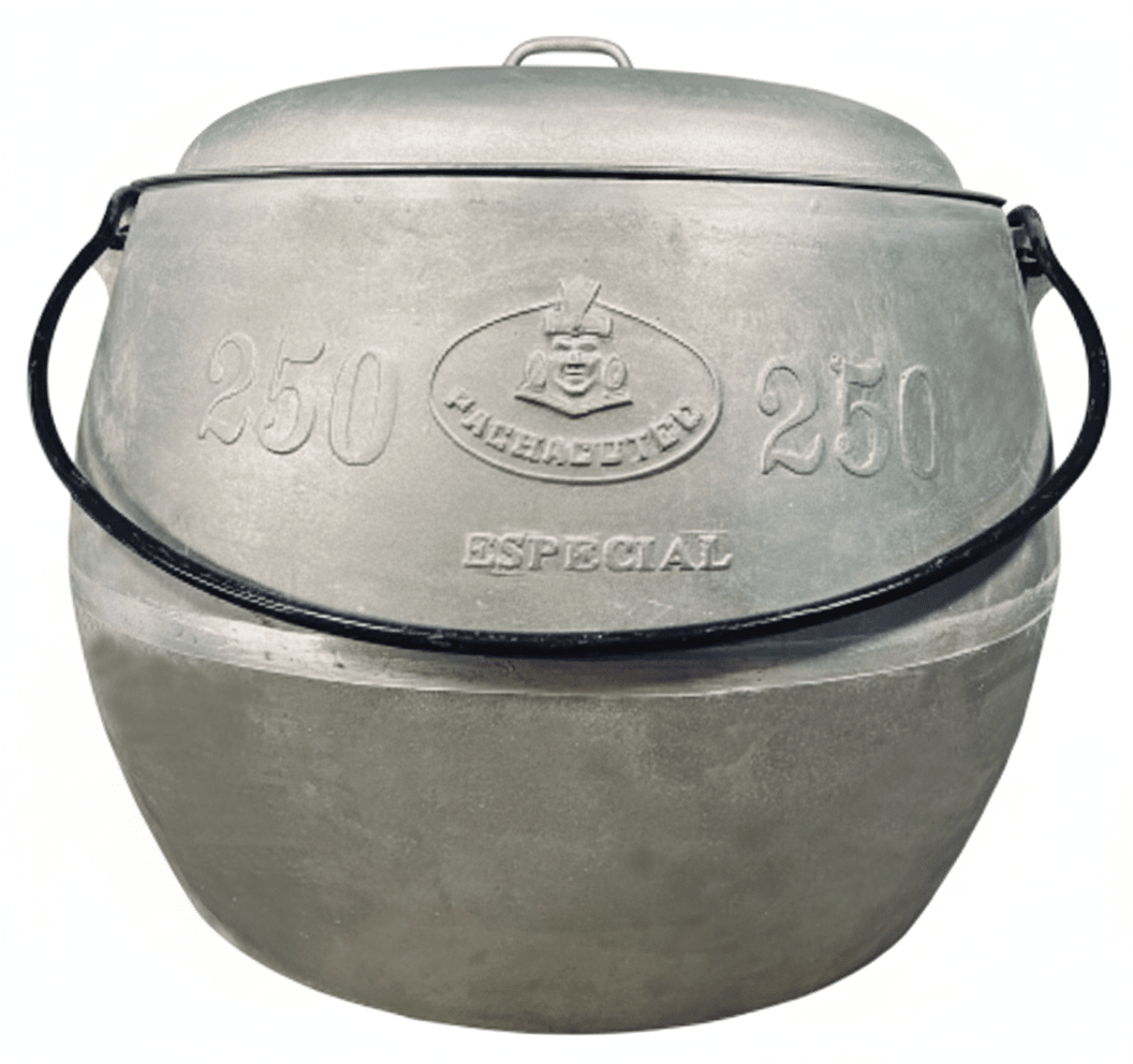 OLLA DE ALUMINIO FUNDIDO CON GANCHO #250 – EXTRA ESPECIAL – PACHACÚTEC1