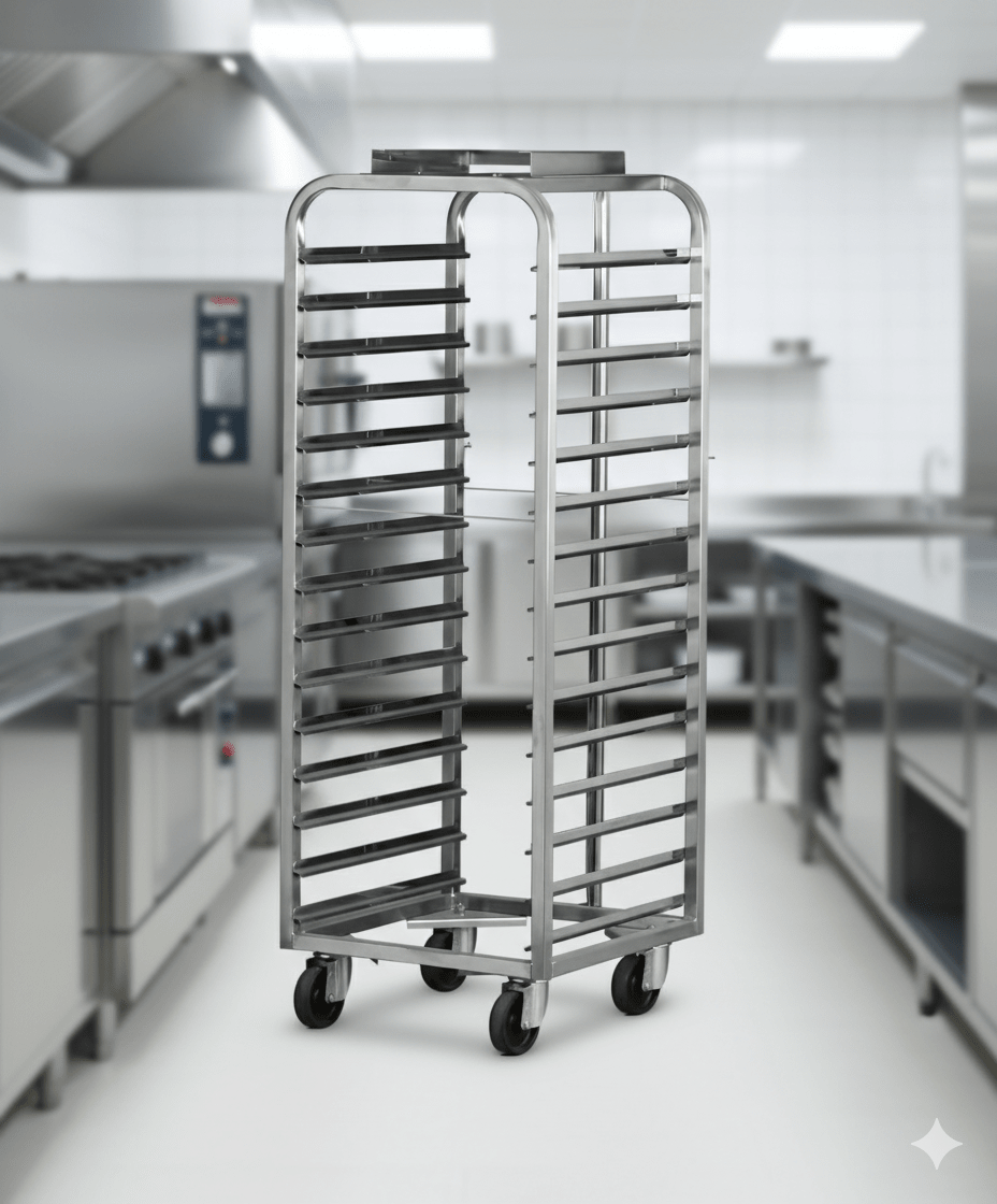 COCHE BANDEJERO De Fierro 18 BANDEJAS PANADERO1