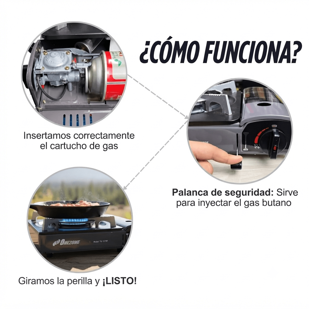 COCINA PORTABLE 1 HORN. CONSORCIO KAHIRO C/MALETIN3
