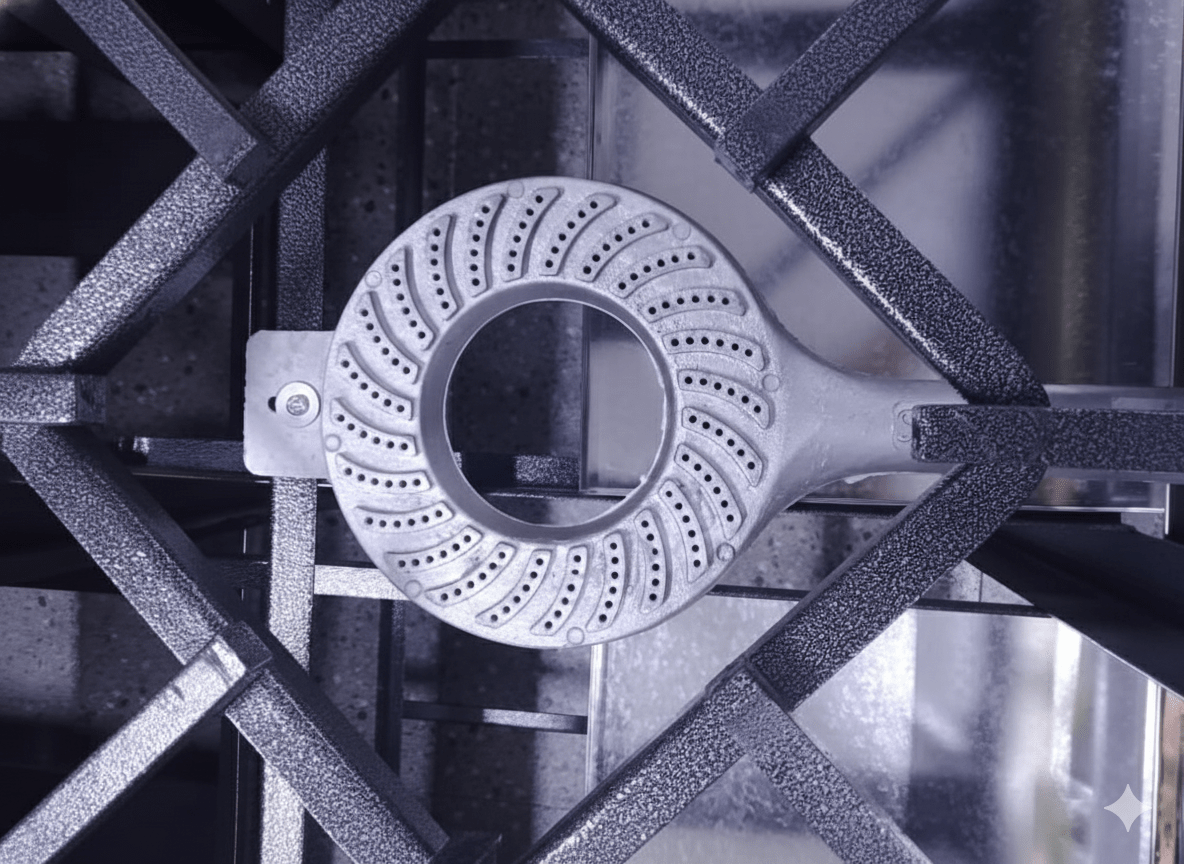 COCINA SEMI-IND 03 HORN PIE P/DESM Q/ALUM 6 PATAS IPERGAS3