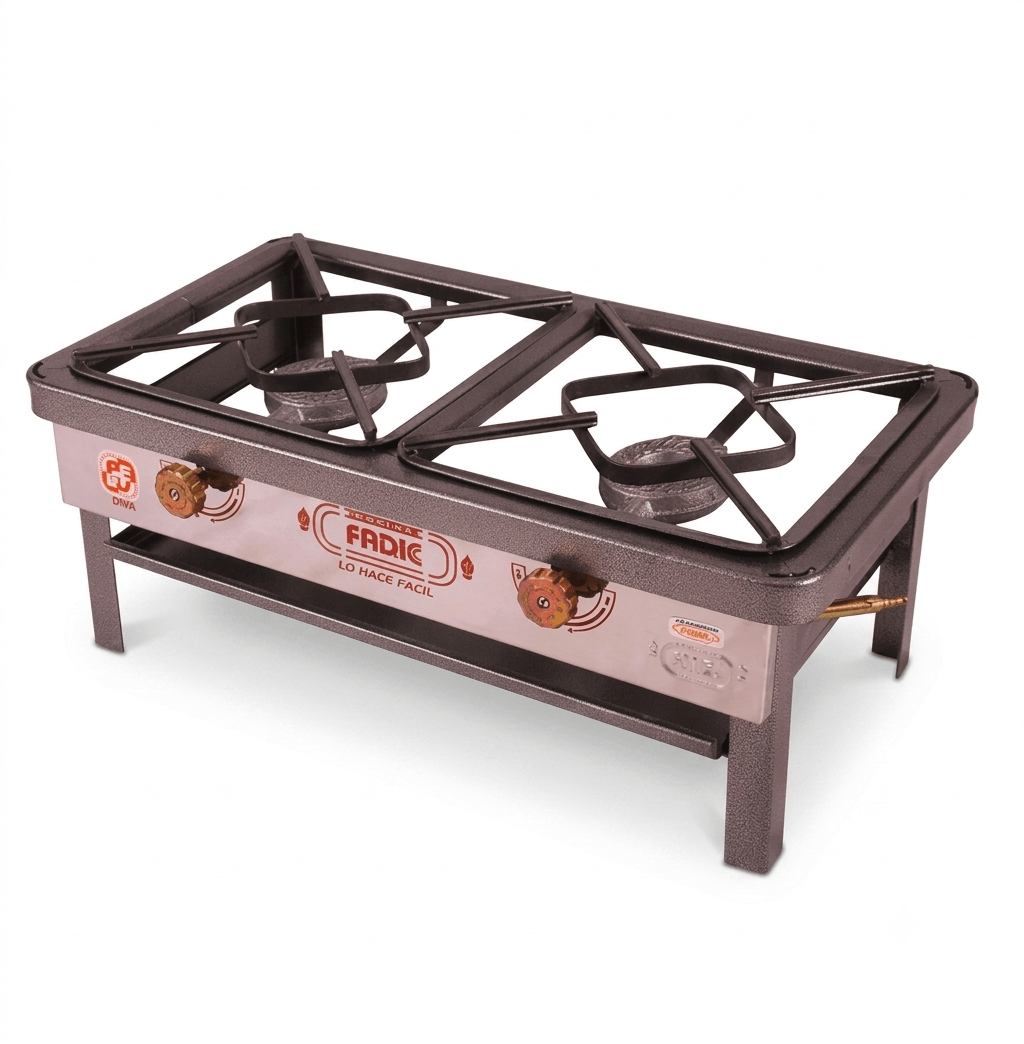 COCINA SEMI-IND 2 Hornillas # 3 MESA DIVA Quemador Aluminio1
