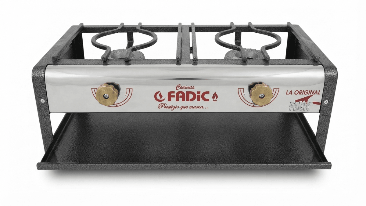 COCINA SEMI-IND 2 Hornillas # 3 MESA LUXE Quemador Aluminio1