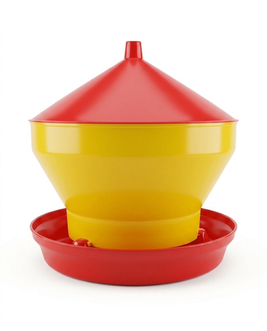 COMEDERO Plastico De 9 Kg Para Pollo Infantil COMPLETO1