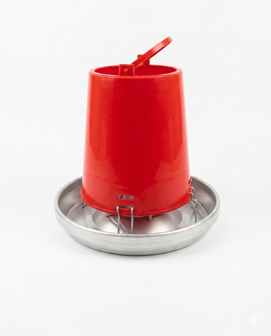 COMEDERO Plastico De 3 Kg Con Base Aluminio1