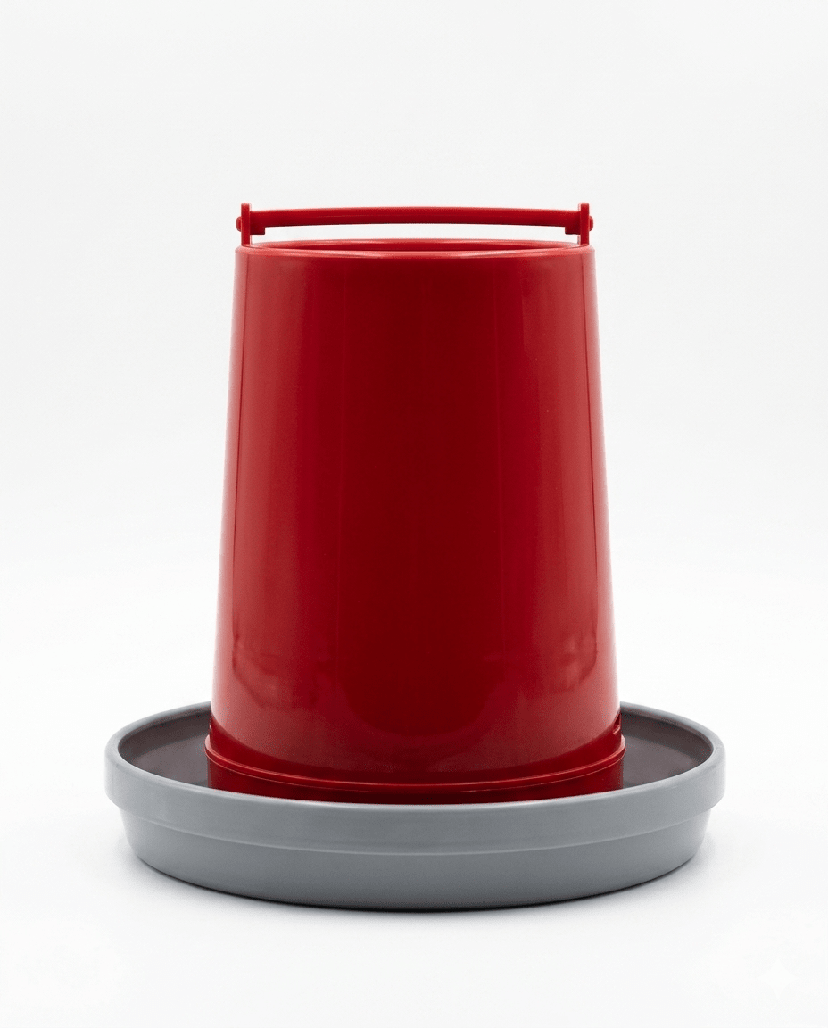 COMEDERO Plastico De 6 Kg Con BASE Aluminio1