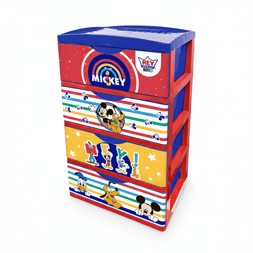 COMODA Super GIGANTE 4 Pisos DISNEY FROZEN y MICKEY - REY2