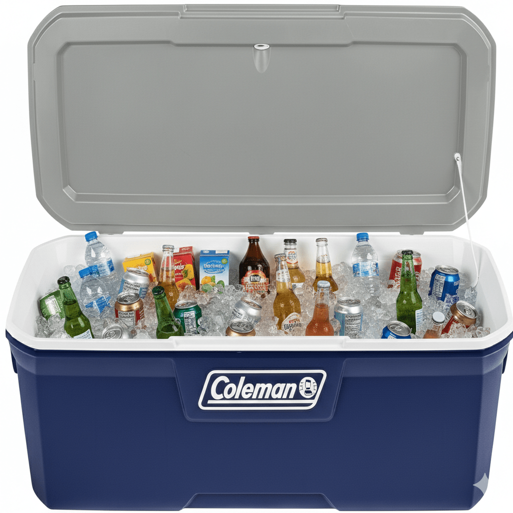COOLER 150 QT AZUL Y GRIS - COLEMAN2
