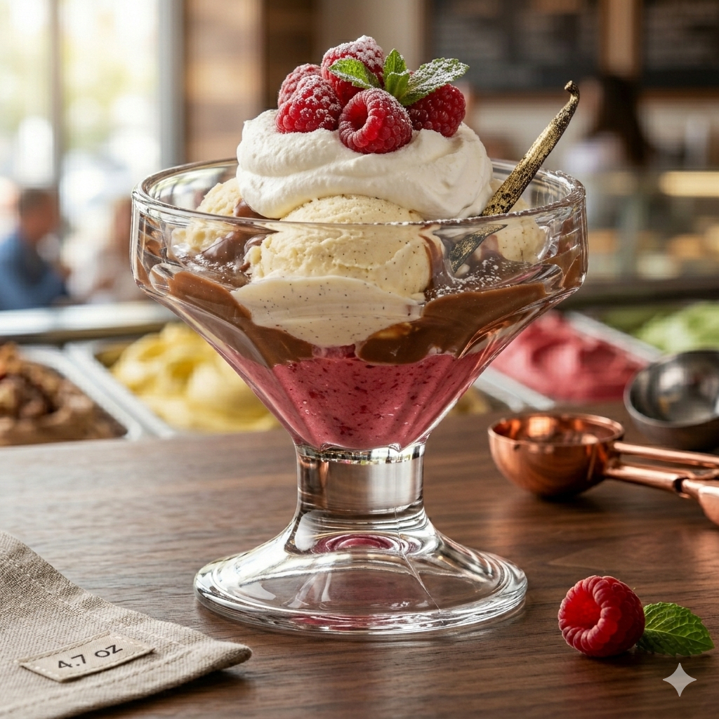 COPA Vidrio HELADO Chico 4.7 oz - 135 ml1