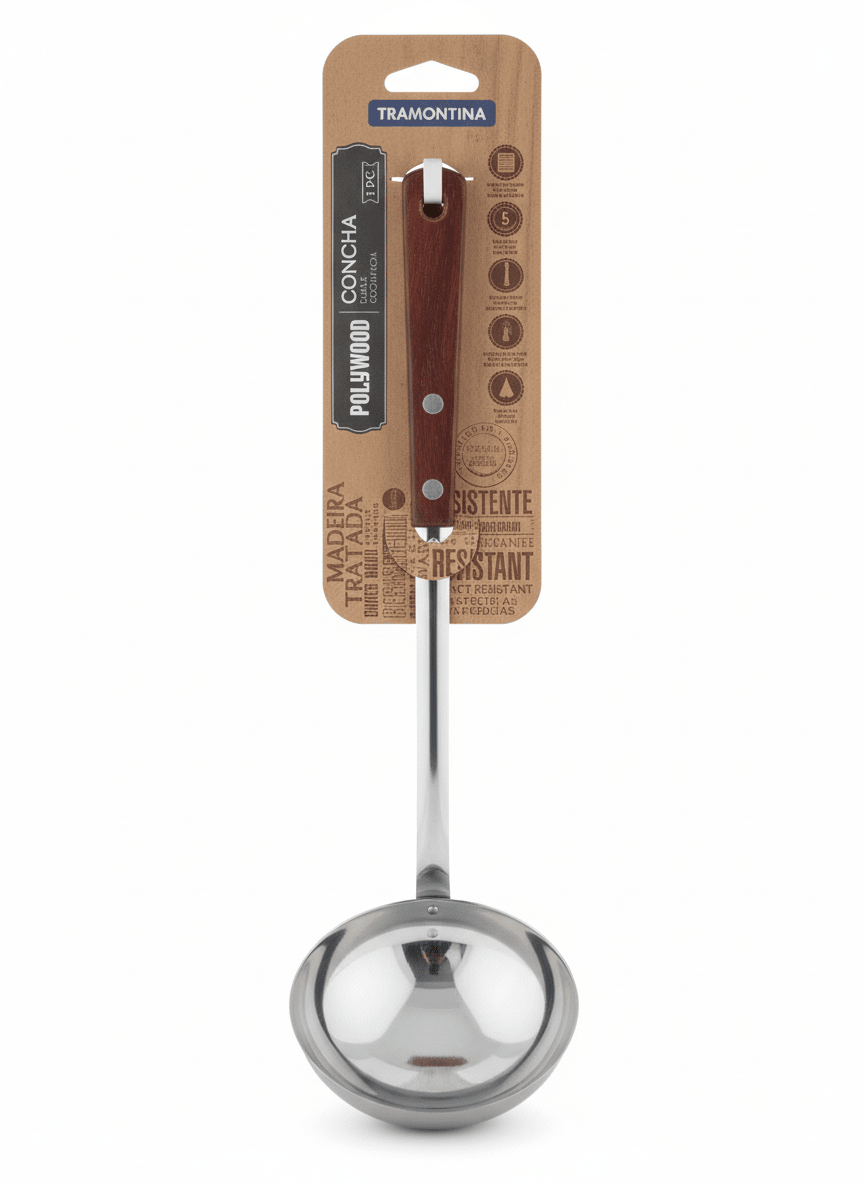 CUCHARON Mango Madera POLYWOOD - TRAMONTINA1