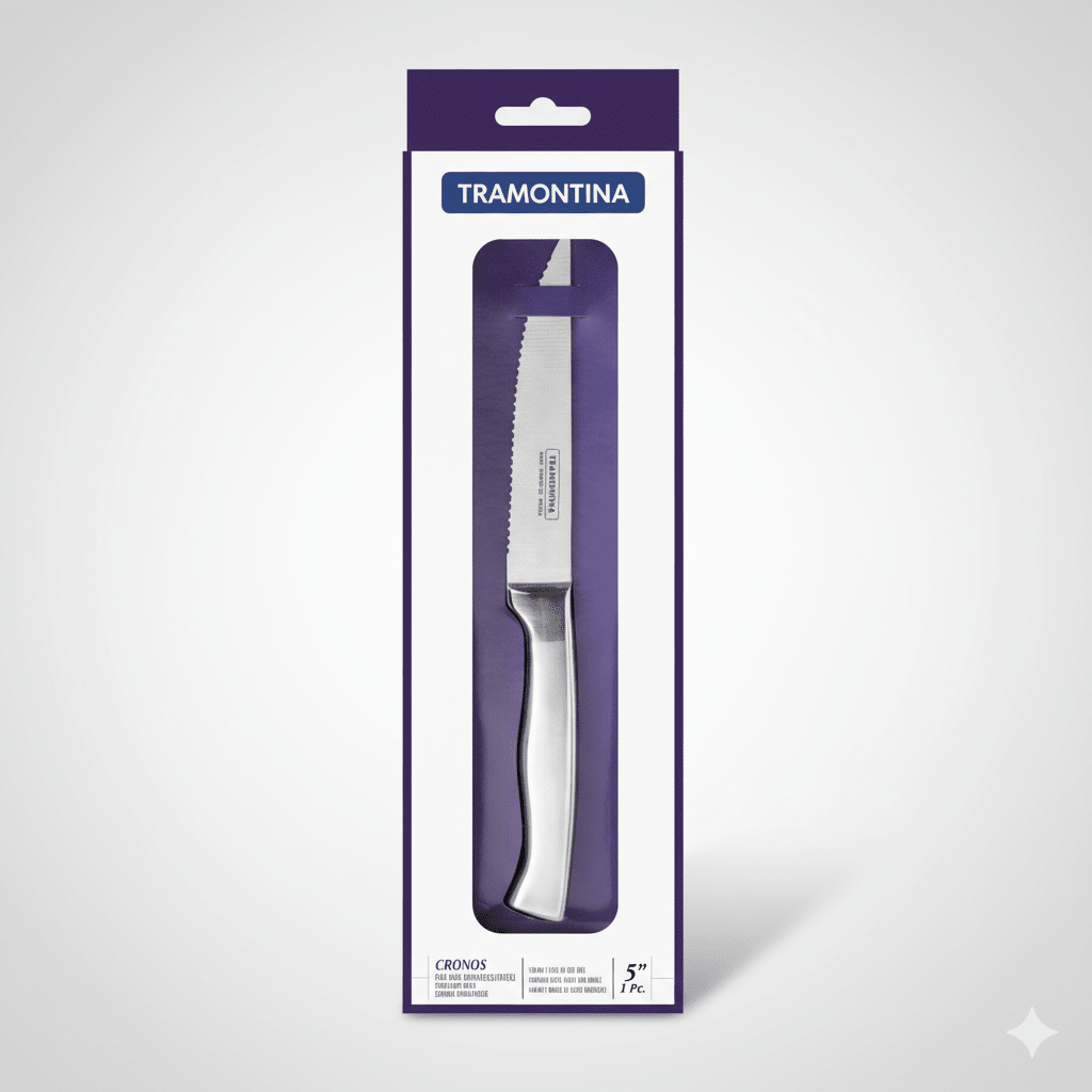 CUCHILLO Asado Total Acero - CRONOS - TRAMONTINA1