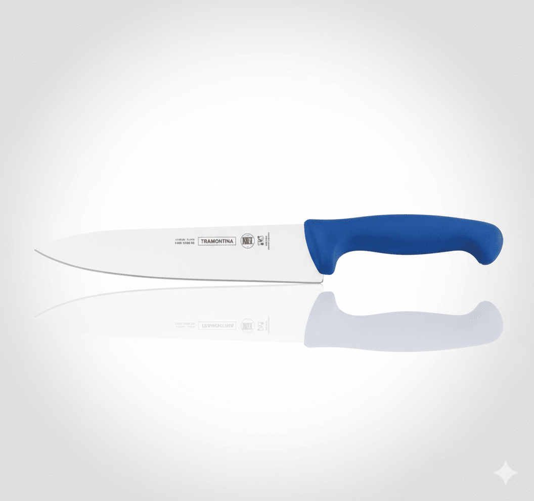 CUCHILLO Para CARNE Mango Azul PROFESIONAL #10 - TRAMONTINA1