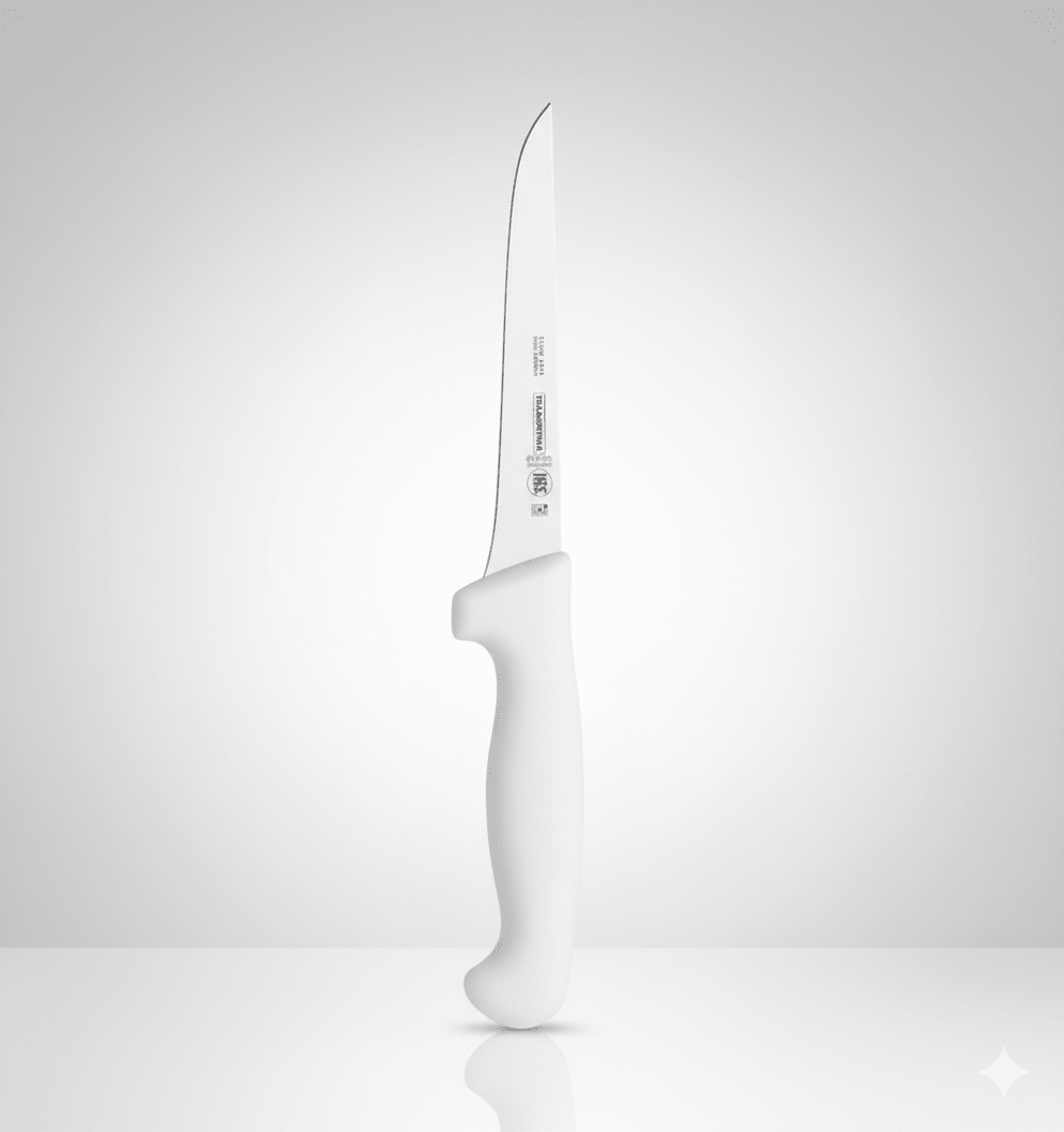 CUCHILLO DESHUESADOR Mango Blanco Profesional  - TRAMONTINA1
