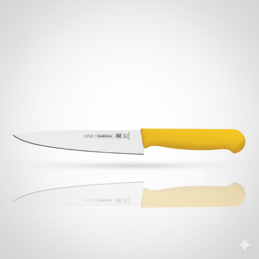 CUCHILLO Para CARNE Mango Amarillo PROFESIONAL #10 - TRAMONTINA1