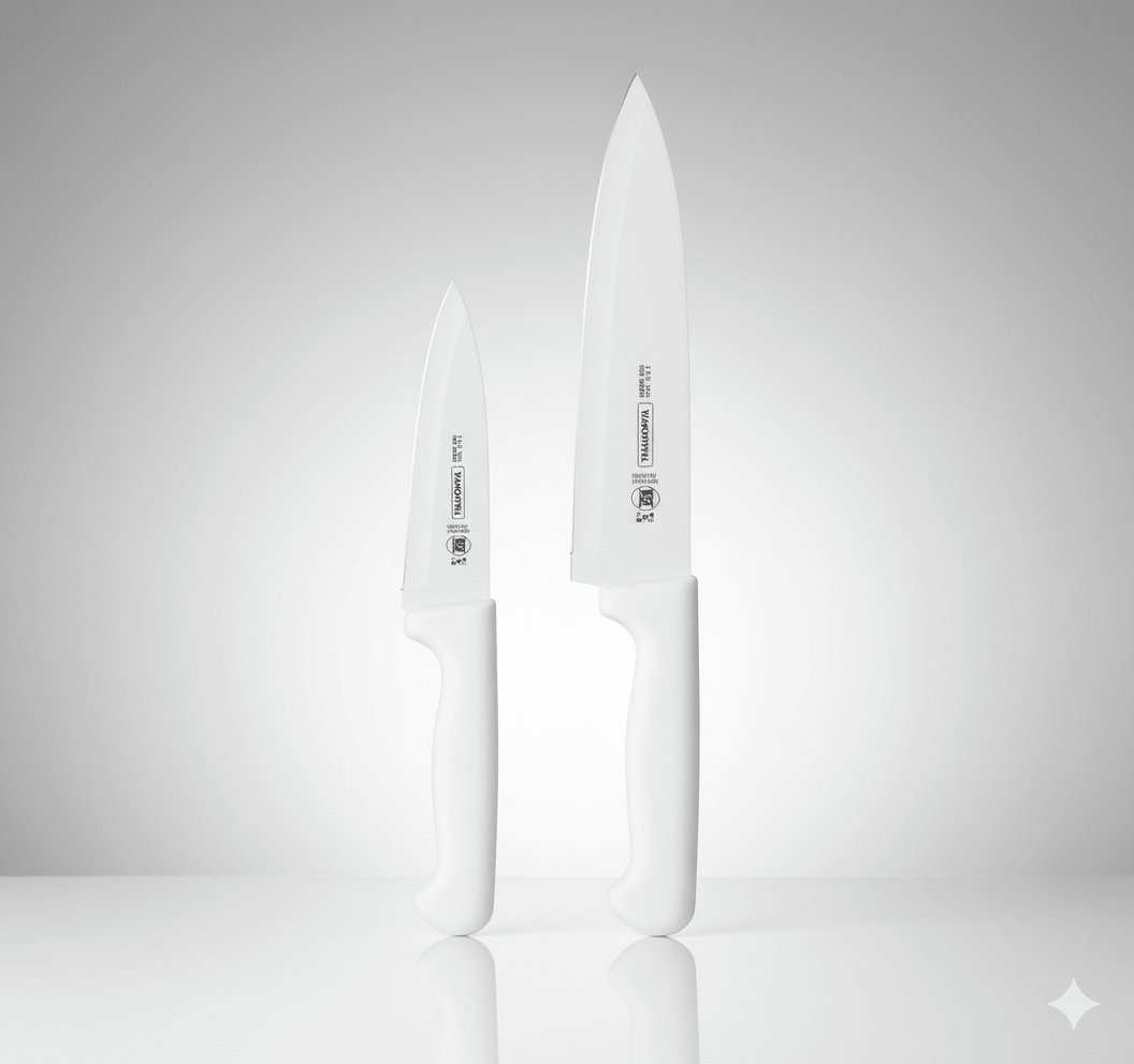 CUCHILLO Para CARNE Mango Blanco Profesional #6, #10 - TRAMONTINA1