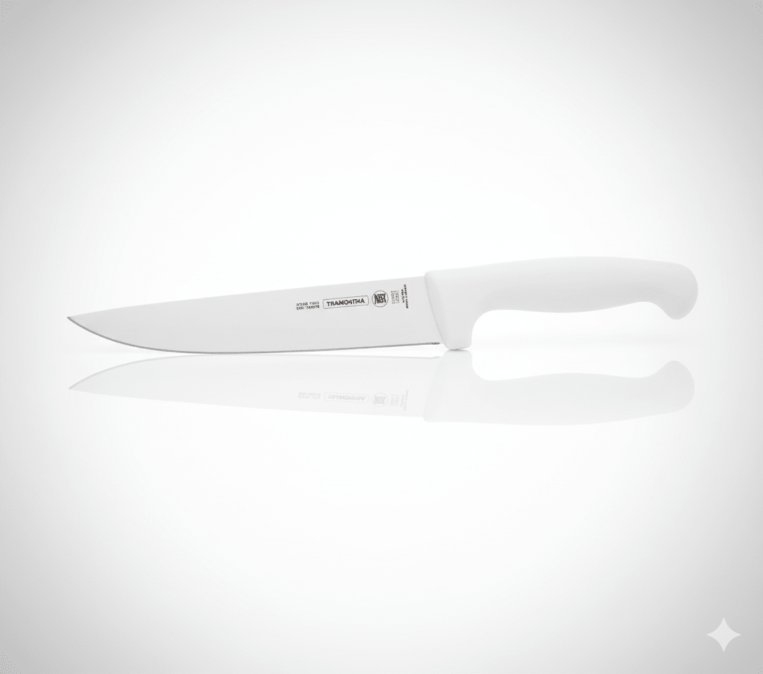 CUCHILLO Para CARNE Profesional Mango Blanco #8- TRAMONTINA1