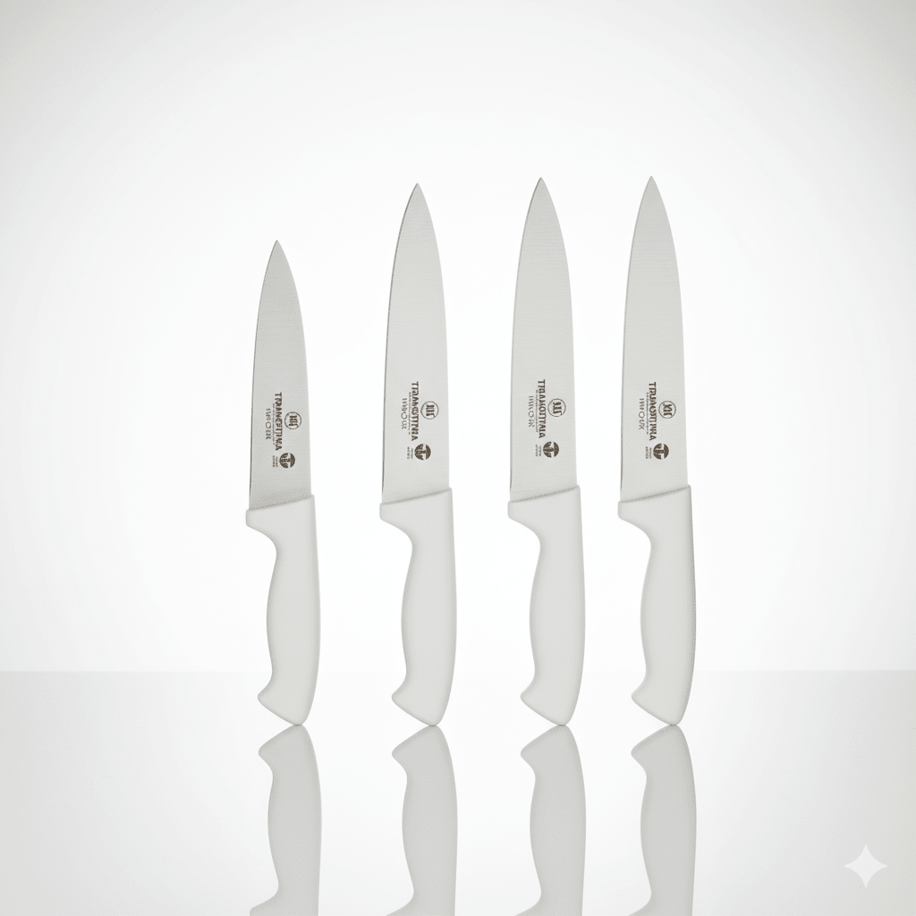 CUCHILLO Para CARNE Mango Blanco Profesional - TRAMONTINA1