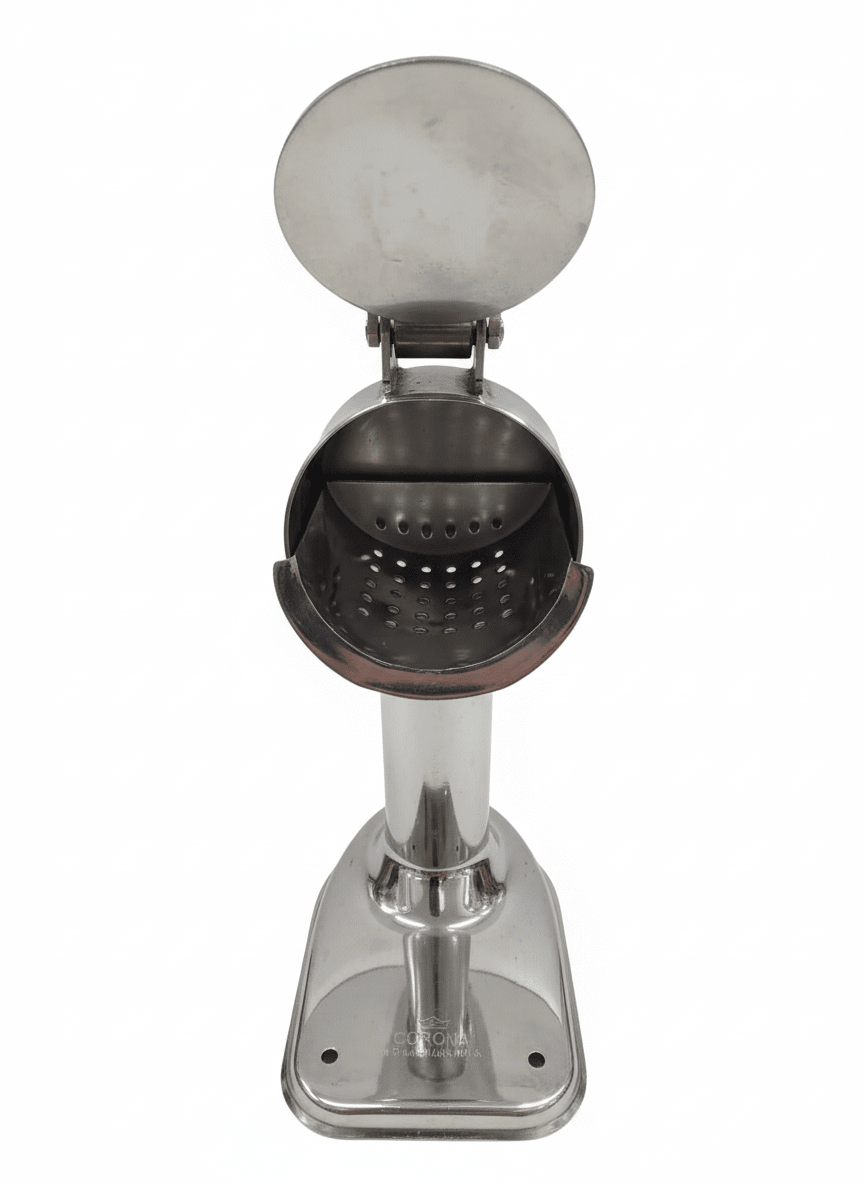 EXPRIMIDOR DE NARANJA TOTAL ACERO INOXIDABLE INDUSTRIAL CON PALANCA - CORONA CUSIHUAMAN3