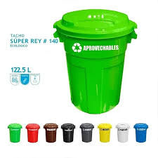 TACHO SUPER REY # 140 con tapa y LOGO ECOLOGICO - REY1