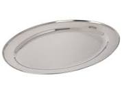 BANDEJA De Acero Ovalada 30 Cm - VINOD1