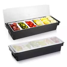 CAJA 6 Divisiones Para BAR BASE PLASTICA ABS 109461