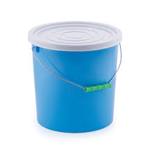 BALDE PLASTICO COLOR Y TRANSPARENTE - REY2