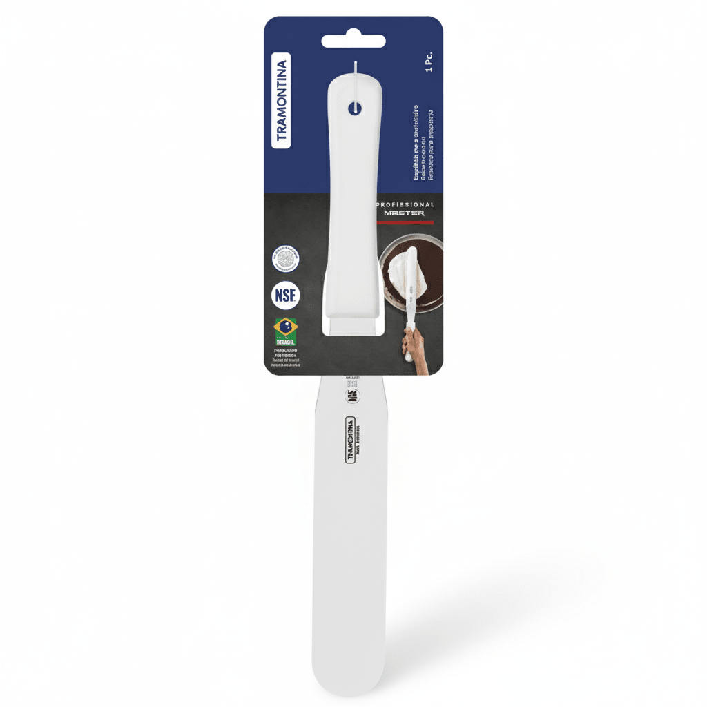 ESPATULA REPOSTERA Mango Blanco Profesional - TRAMONTINA1