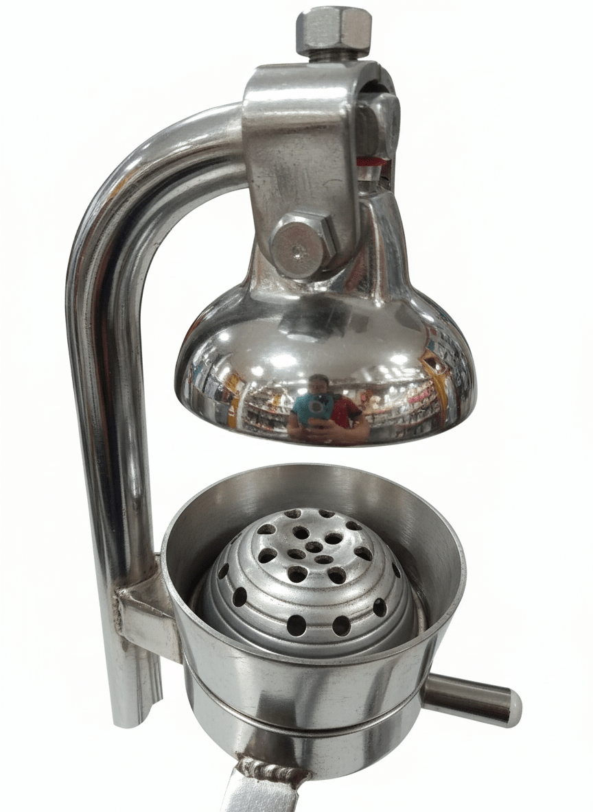 EXPRIMIDOR De NARANJA Con PEDESTAL Cromado MEDIANO - CORONA2