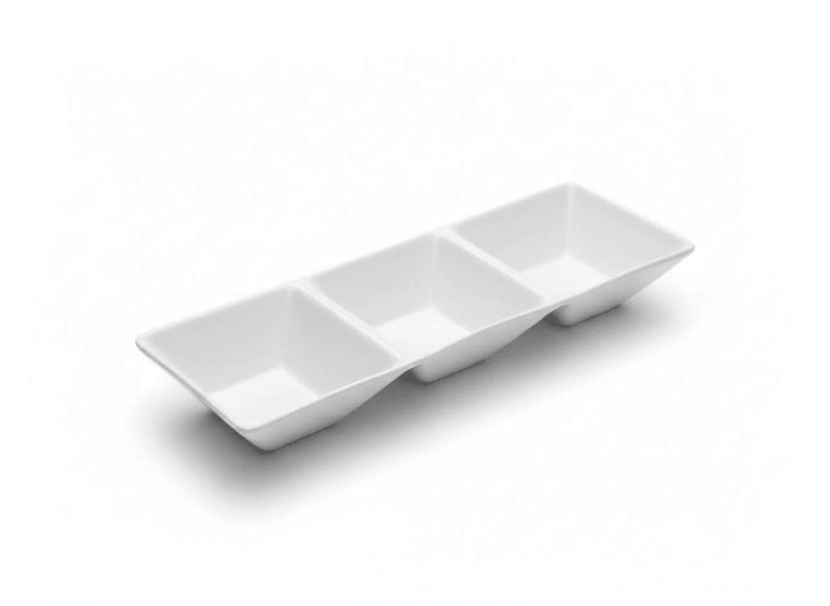 FUENTE De Loza RECTANGULAR Con 3 divisiones1