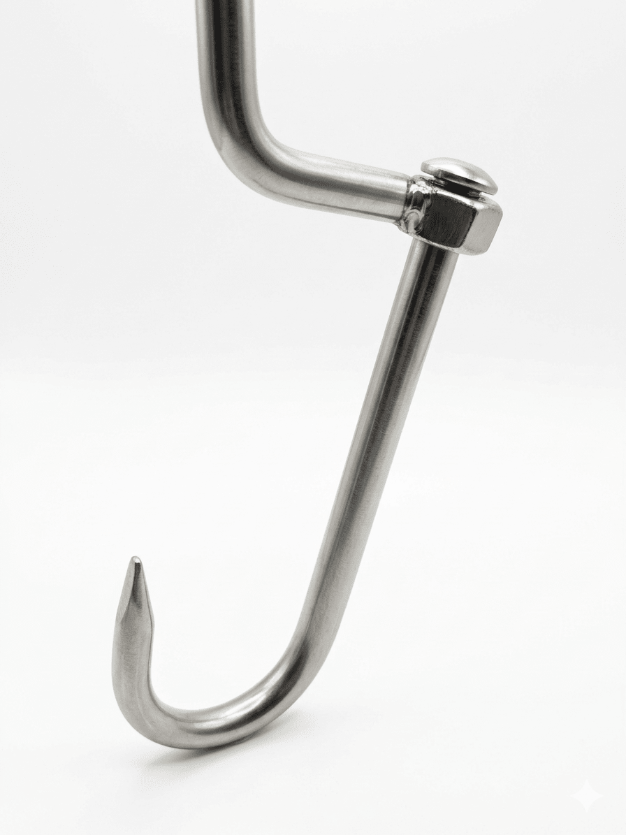 GANCHO De Acero Carnicero EXTRA Grande GIRATORIO2