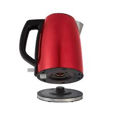 HERVIDOR Electrico OSTER 1.7 LT Acero Inoxidable y Rojo Clasico2