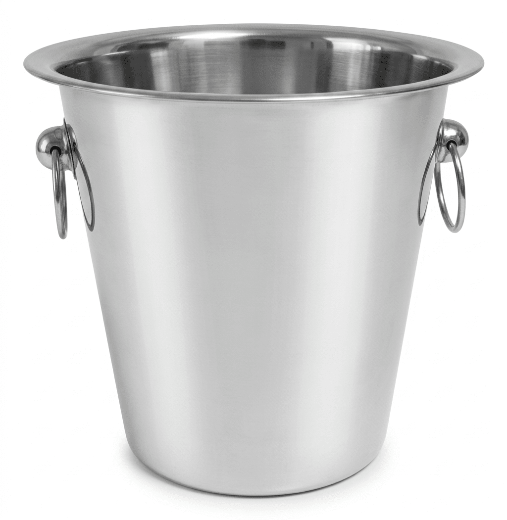 BALDE Para CHAMPAGNE Tulipan 22x21.5 Cm ACERO2