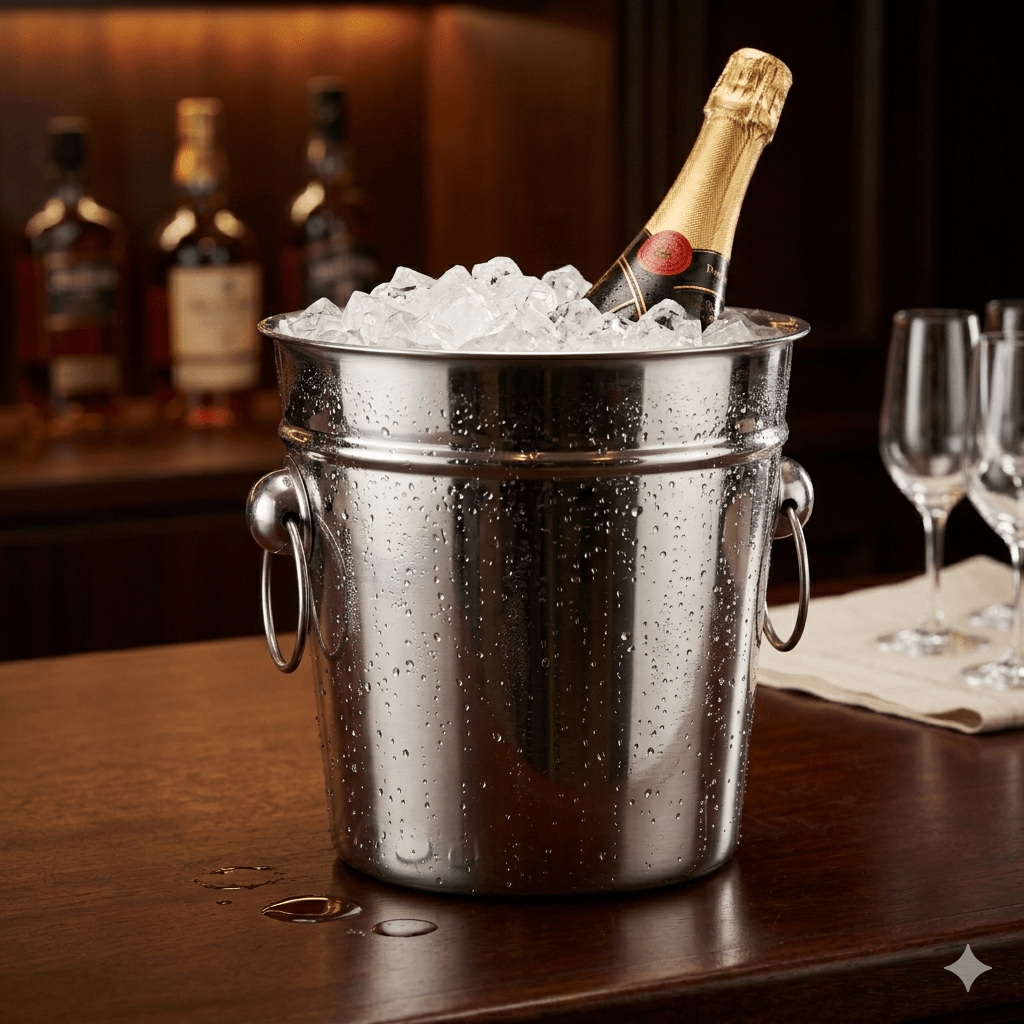 HIELERA De Acero 24 Cm Con Asas1