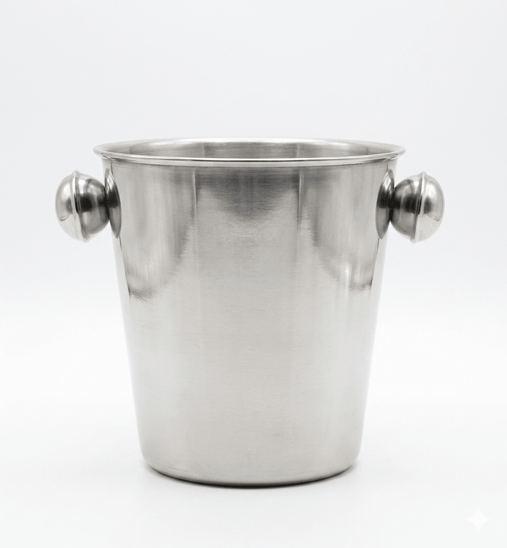 HIELERA Acero Inoxidable Con Asa 12 x12 Cm2