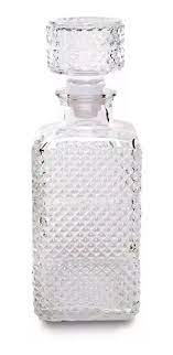 LICORERA VIDRIO CUADRADA BARROCO 1 LT1