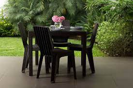 MESA TAVARUA 75 x 75  MODELO RATAN CON VIDRIO TEMPLADO2