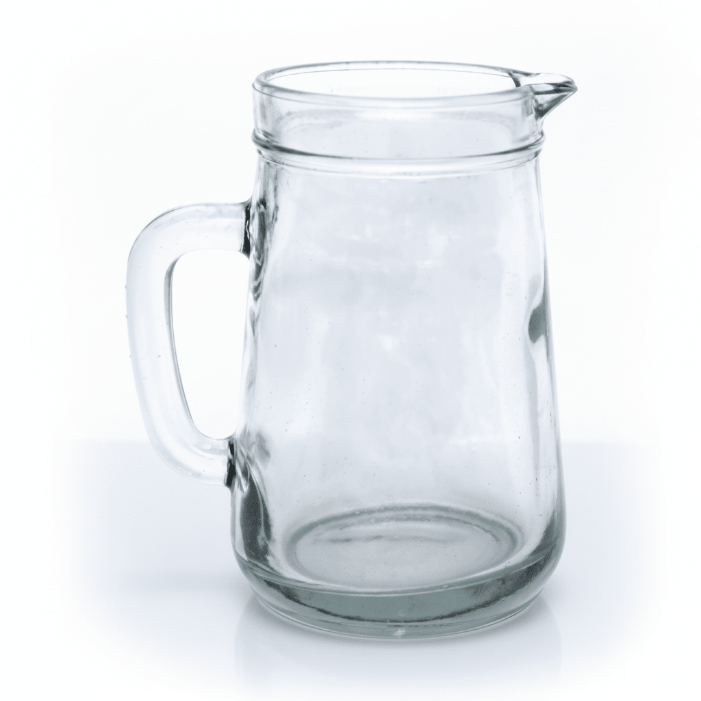 JARRA De Vidrio LISA Prensada 1/2 Litro - NACIONAL1