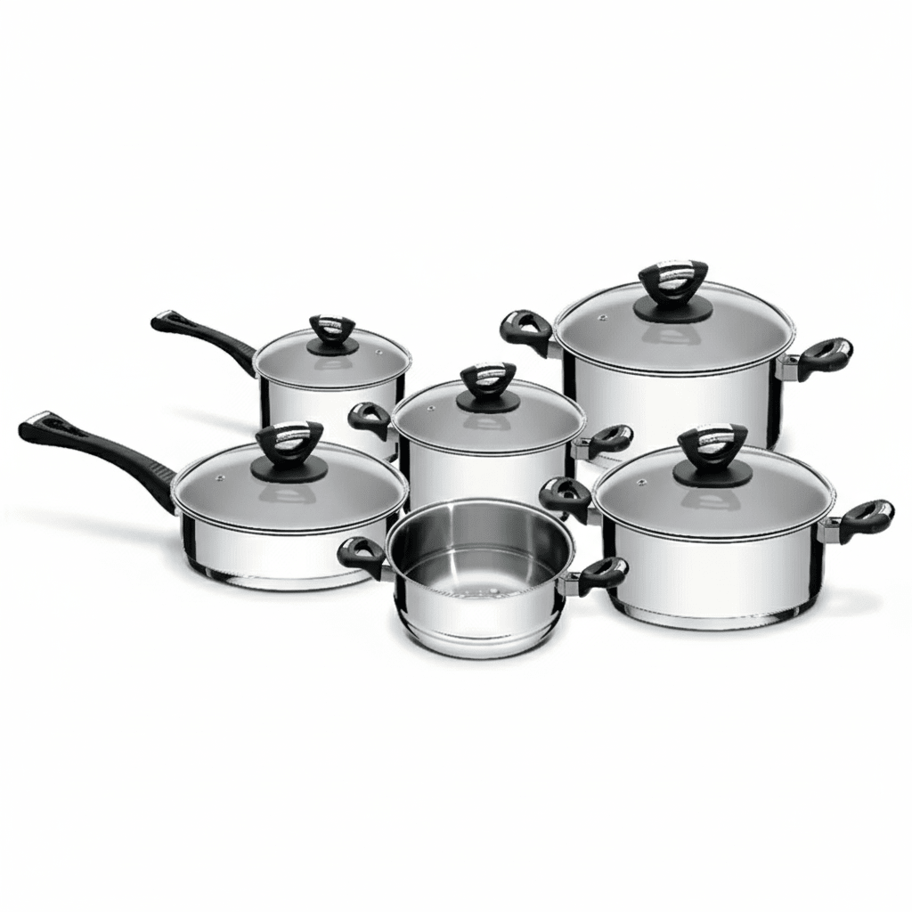 JUEGO De OLLAS Tapa Vidrio x 11 Pz SOLAR - TRAMONTINA1