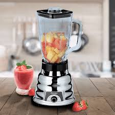 LICUADORA De 2 Velocidades Vaso PIREX Cromada - OSTER1