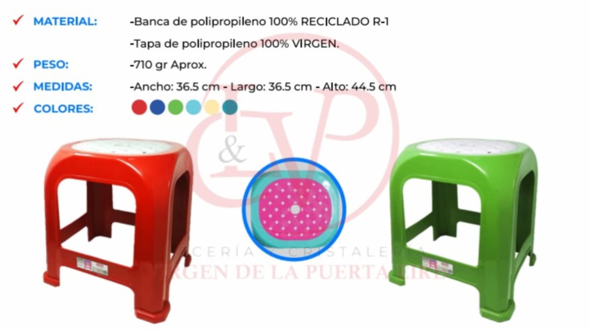 BANCO MOD.LUCERITO BICOLOR - DAYR3