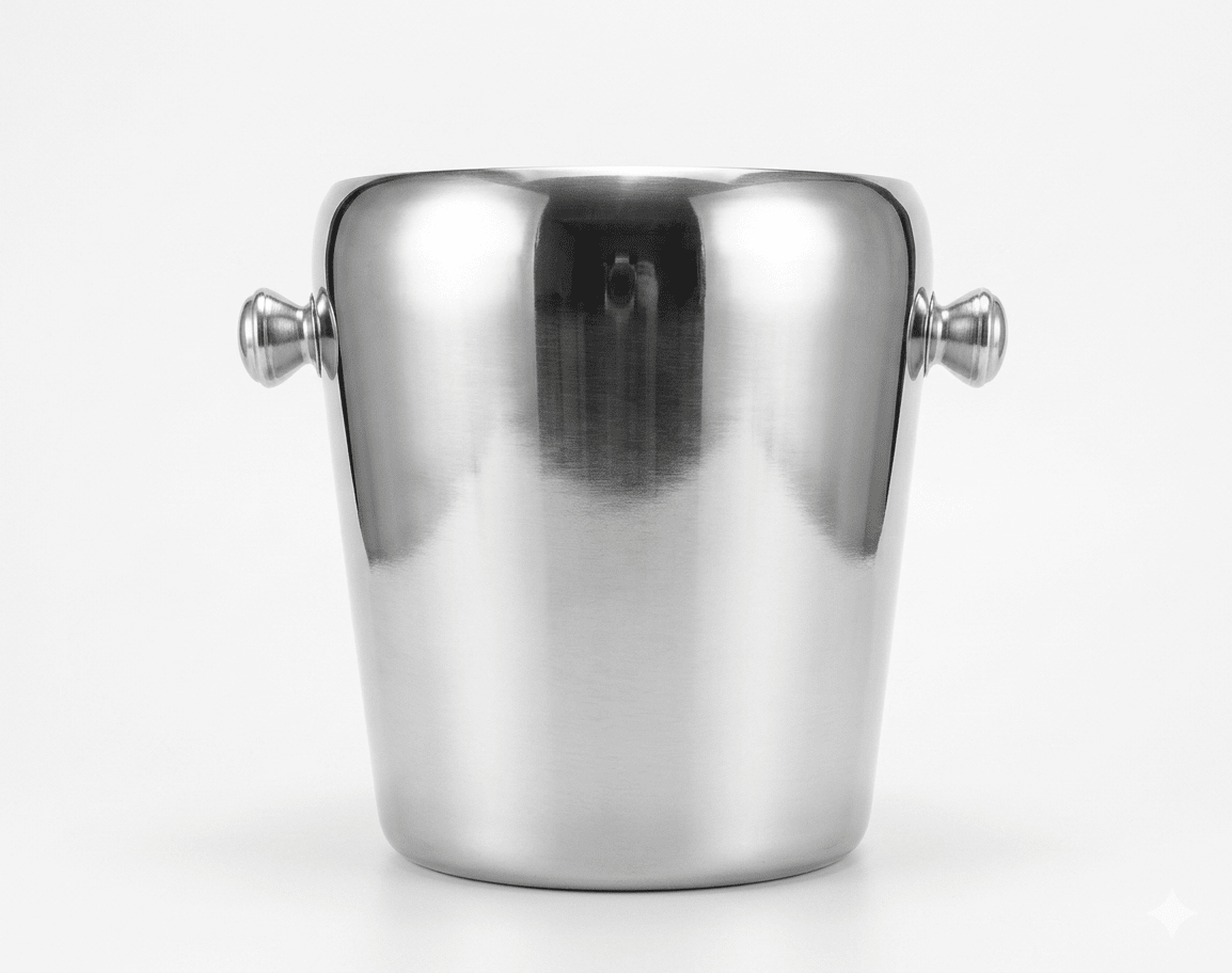 HIELERA ACERO INOX MODELO MANZANA1