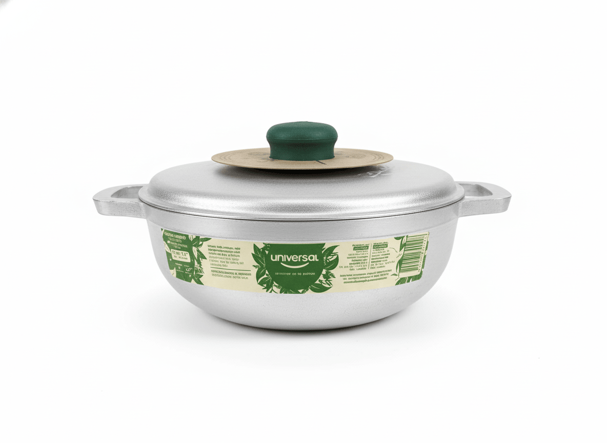 OLLA CALDERO Fundido 20 Cm Con Tapa - UNIVERSAL1