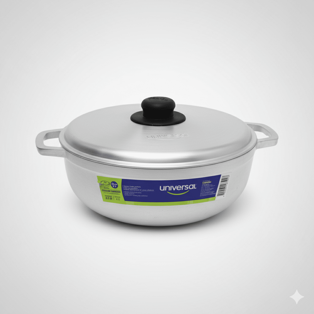 OLLA CALDERO Fundido 30 Cm Con Tapa - UNIVERSAL1