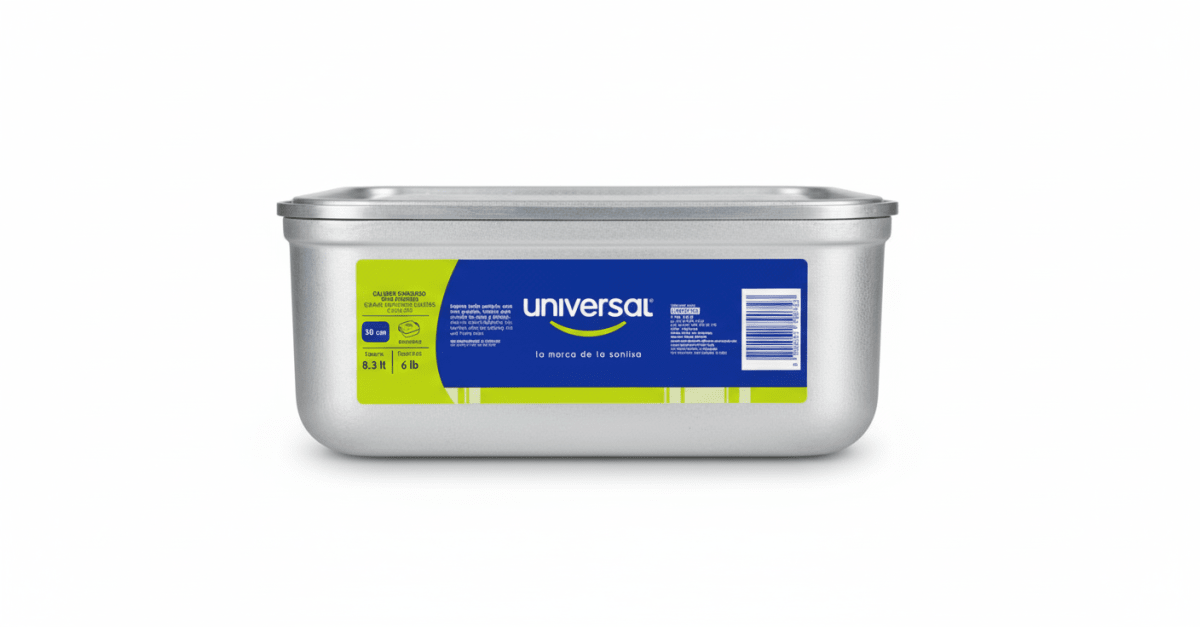 OLLA CALDERO Fundido CUADRADO 30 Cm Con Tapa - UNIVERSAL2